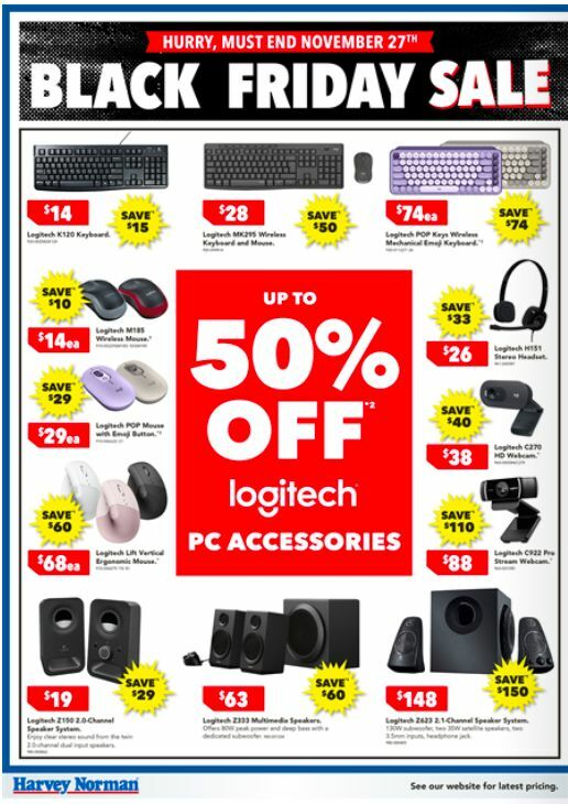 Harvey Norman Computers Black Friday Catalogues from 20 November