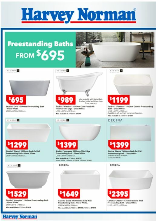 Harvey Norman Bathroom And Tiles Catalogues from 2 December