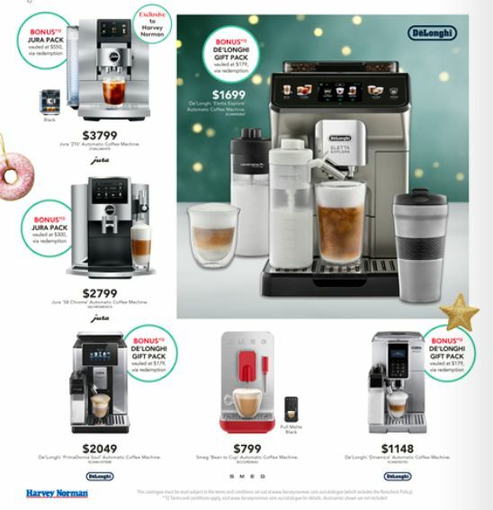 Harvey Norman Chrismas Gifts Catalogues from 11 December