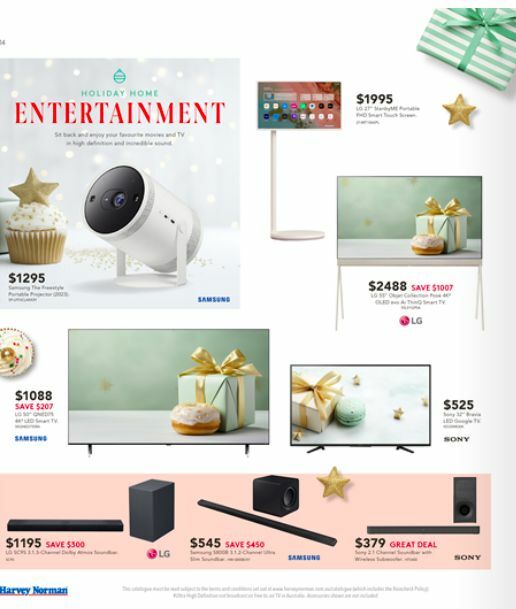 Harvey Norman Chrismas Gifts Catalogues from 11 December