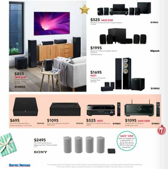 Harvey Norman Chrismas Gifts Catalogues from 11 December