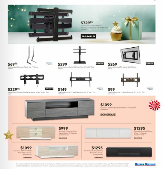 Harvey Norman Chrismas Gifts Catalogues from 11 December