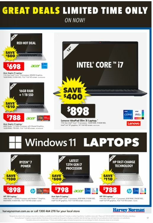 Harvey Norman Catalogues from 25 December