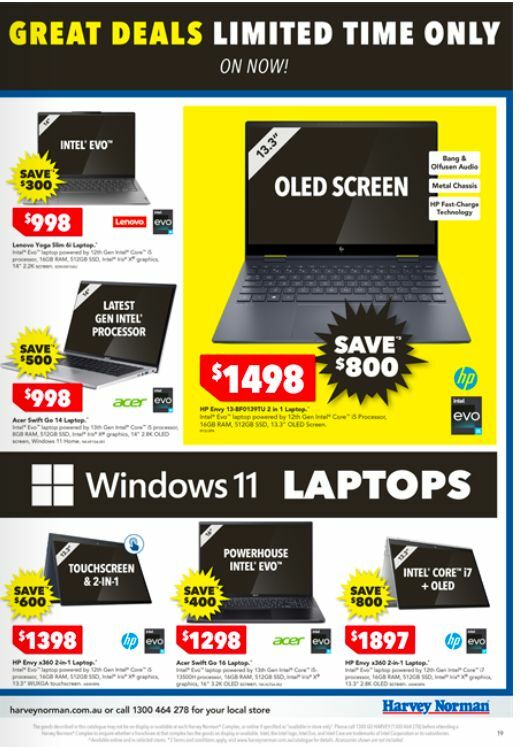 Harvey Norman Catalogues from 25 December