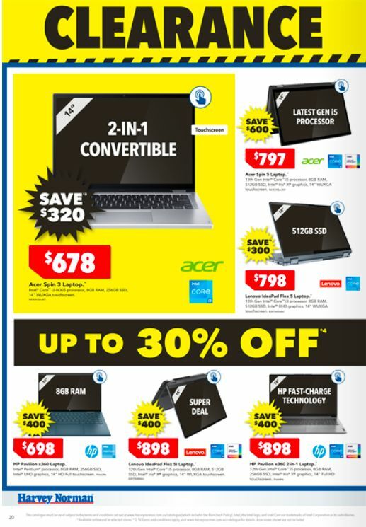 Harvey Norman Catalogues from 25 December