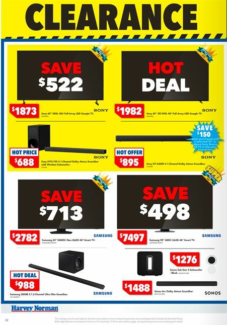 Harvey Norman Catalogues from 2 January