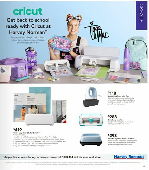 Harvey Norman Back to School Catalogues from 7 January