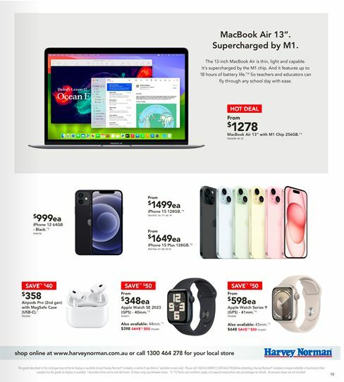 Harvey Norman Back to School Catalogues from 7 January