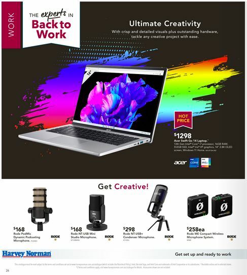 Harvey Norman Back to School Catalogues from 7 January