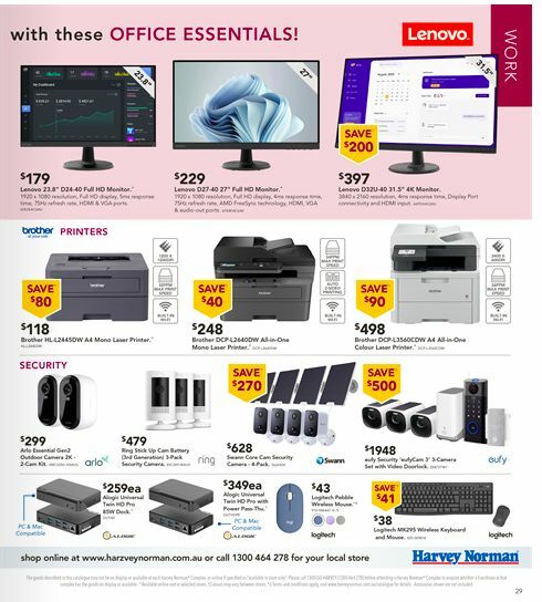 Harvey Norman Back to School Catalogues from 7 January