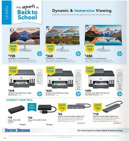 Harvey Norman Back to School Catalogues from 7 January