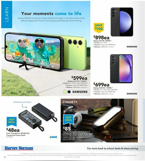 Harvey Norman Back to School Catalogues from 7 January