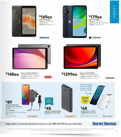 Harvey Norman Back to School Catalogues from 7 January