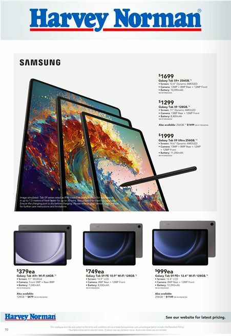 Harvey Norman Samsung Galaxy Launch Catalogues from 18 January