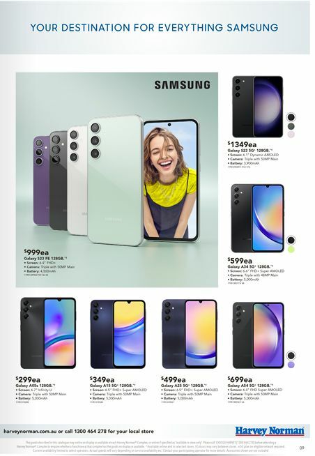 Harvey Norman Samsung Galaxy Launch Catalogues from 18 January