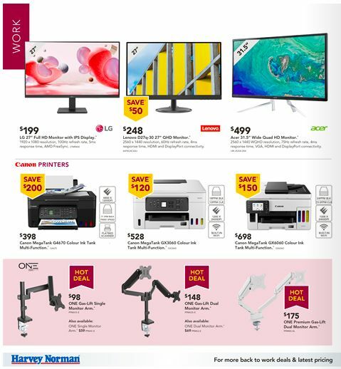 Harvey Norman Back to School Computers Catalogues from 23 January