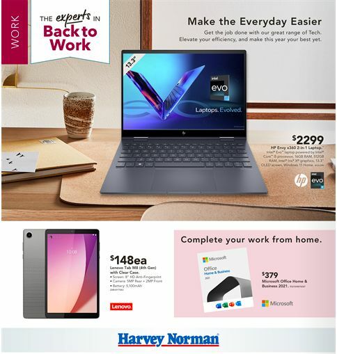 Harvey Norman Back to School Computers Catalogues from 23 January