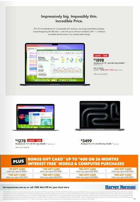 Harvey Norman Computers – Tech Essentials for Work & Play Catalogues from 9 February