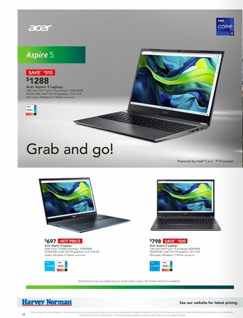 Harvey Norman Computers – Tech Essentials for Work & Play Catalogues from 9 February