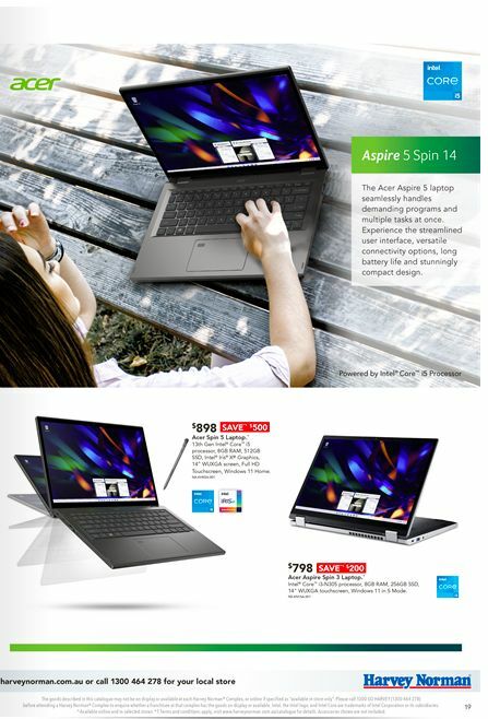 Harvey Norman Computers – Tech Essentials for Work & Play Catalogues from 9 February