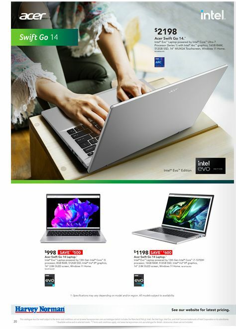 Harvey Norman Computers – Tech Essentials for Work & Play Catalogues from 9 February