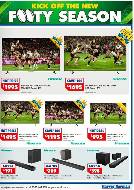 Harvey Norman Catalogues from 23 February