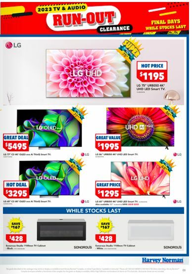 Harvey Norman Catalogues from 7 March