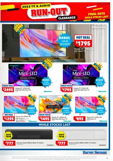 Harvey Norman Catalogues from 7 March