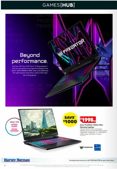 Harvey Norman April Gaming Catalogues from 6 April