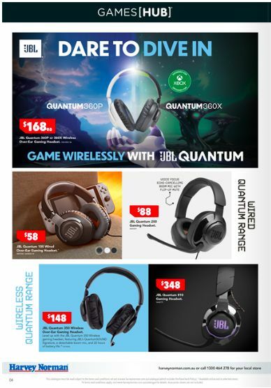 Harvey Norman April Gaming Catalogues from 6 April