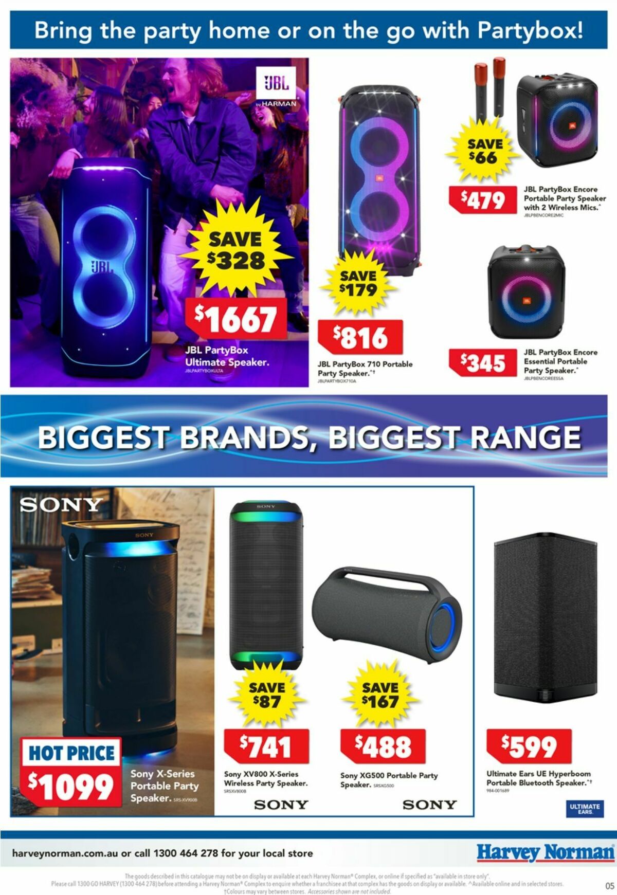 Harvey Norman Catalogues from 18 April