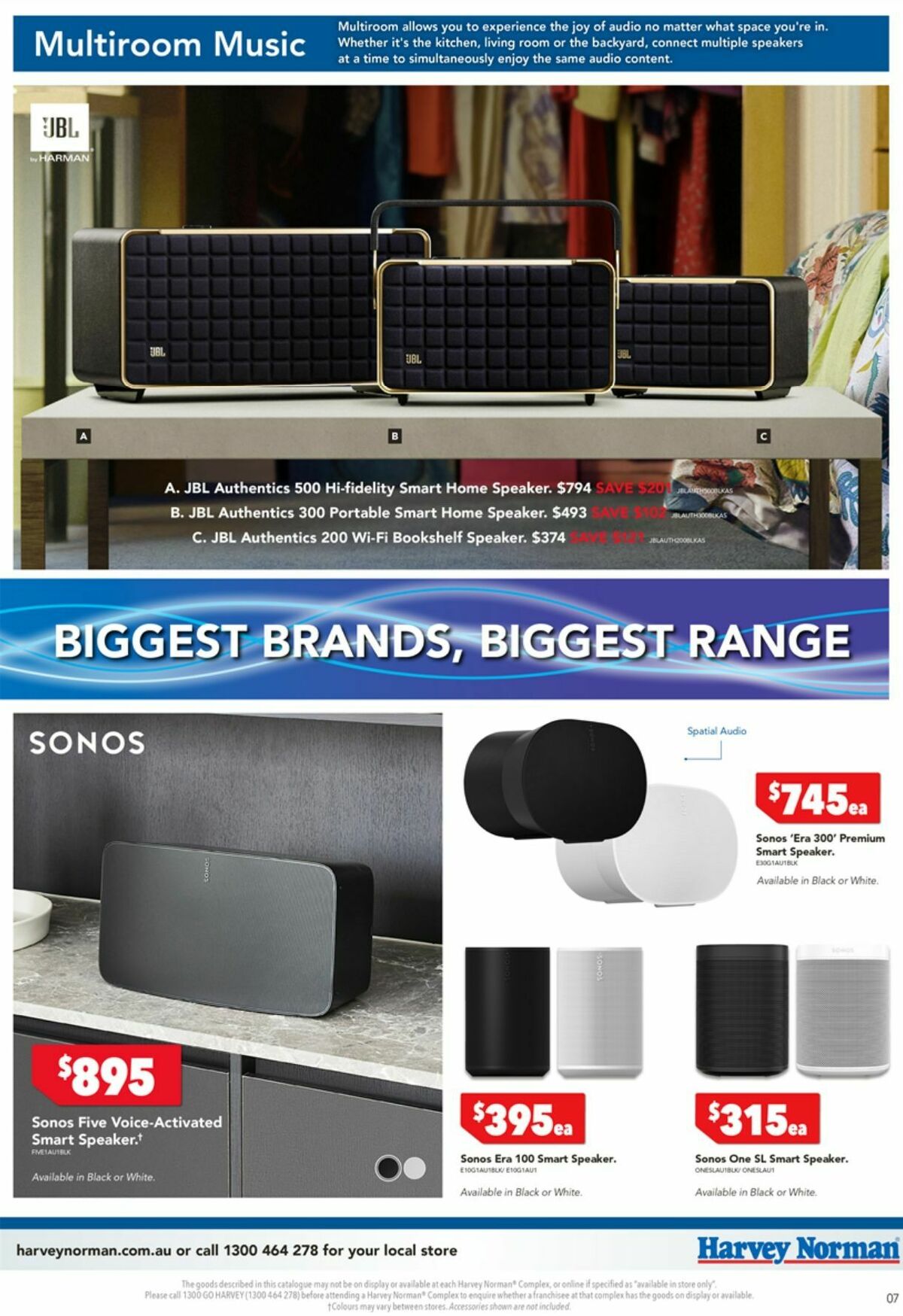 Harvey Norman Catalogues from 18 April