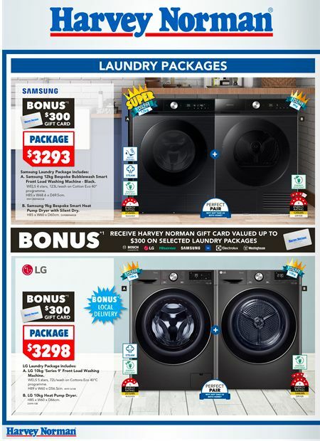 Harvey Norman Elecctrical Home Catalogues from 2 May