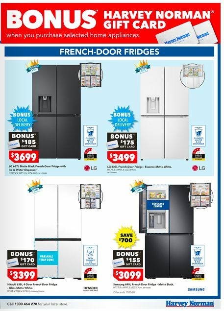 Harvey Norman Elecctrical Home Catalogues from 2 May