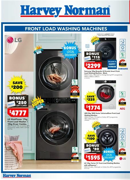 Harvey Norman Elecctrical Home Catalogues from 2 May