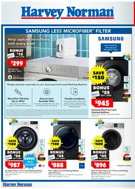 Harvey Norman Elecctrical Home Catalogues from 2 May