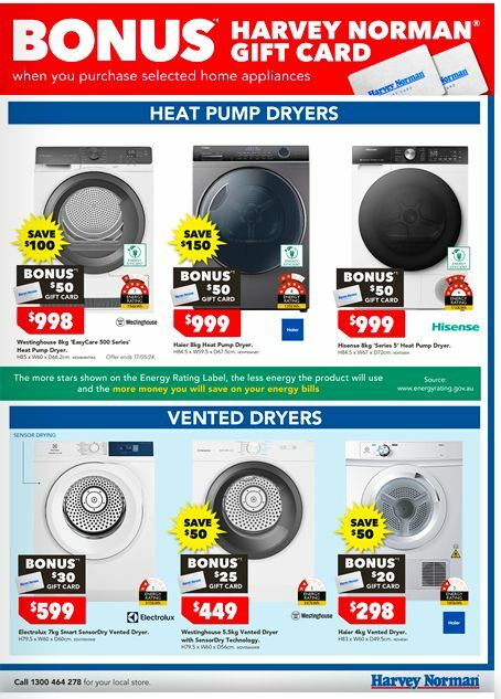 Harvey Norman Elecctrical Home Catalogues from 2 May