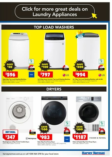 Harvey Norman Catalogues from 30 May