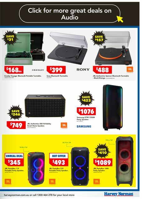 Harvey Norman Catalogues from 30 May