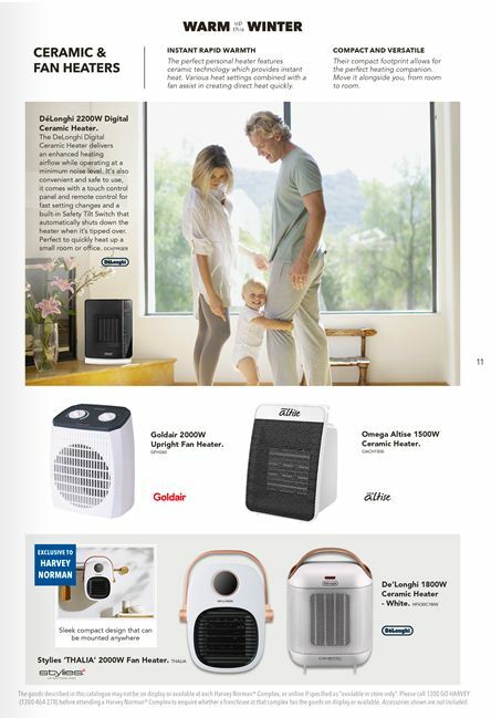 Harvey Norman Warm up this Wniter Catalogues from 1 July