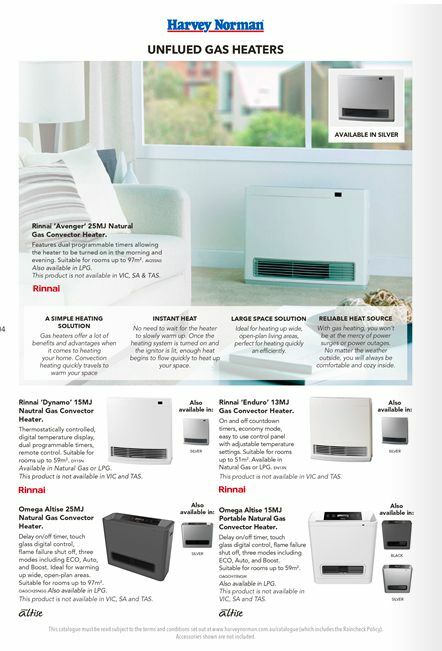 Harvey Norman Warm up this Wniter Catalogues from 1 July