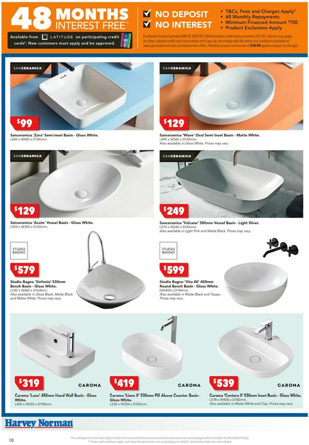 Harvey Norman Catalogues from 9 August