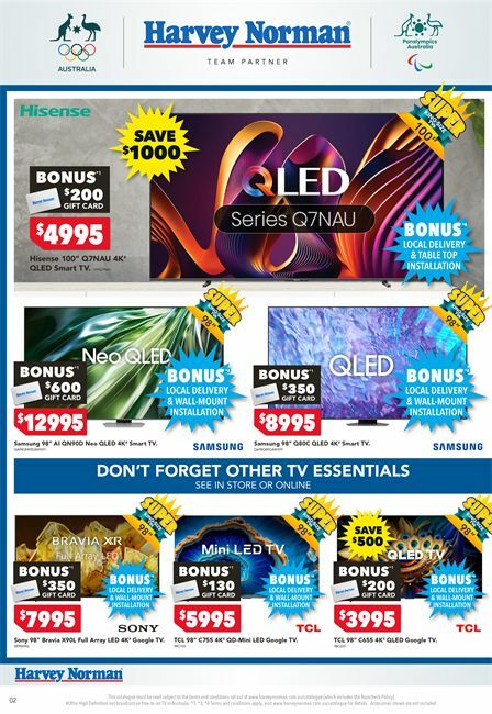 Harvey Norman Catalogues from 16 August