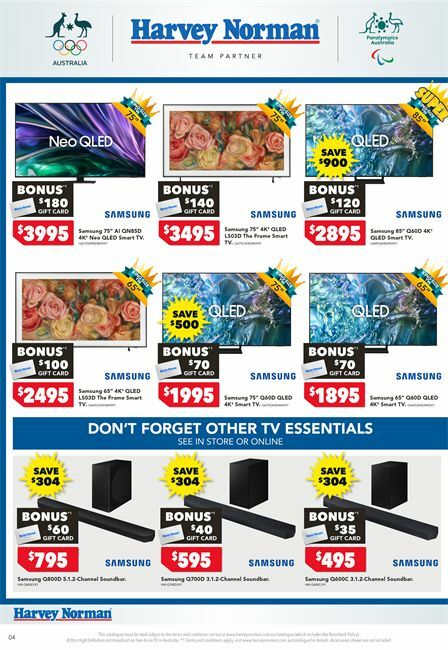 Harvey Norman Catalogues from 16 August