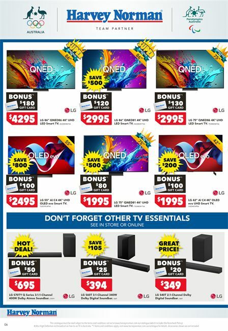 Harvey Norman Catalogues from 16 August