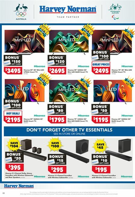 Harvey Norman Catalogues from 16 August