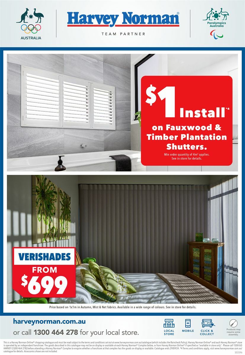 Harvey Norman Catalogues from 5 September