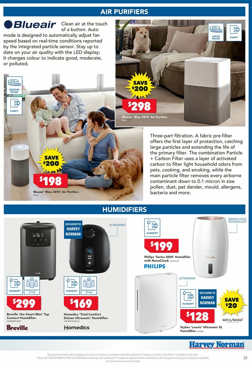 Harvey Norman Top Picks for a Healthy & Tidy Home Catalogues from 14 September