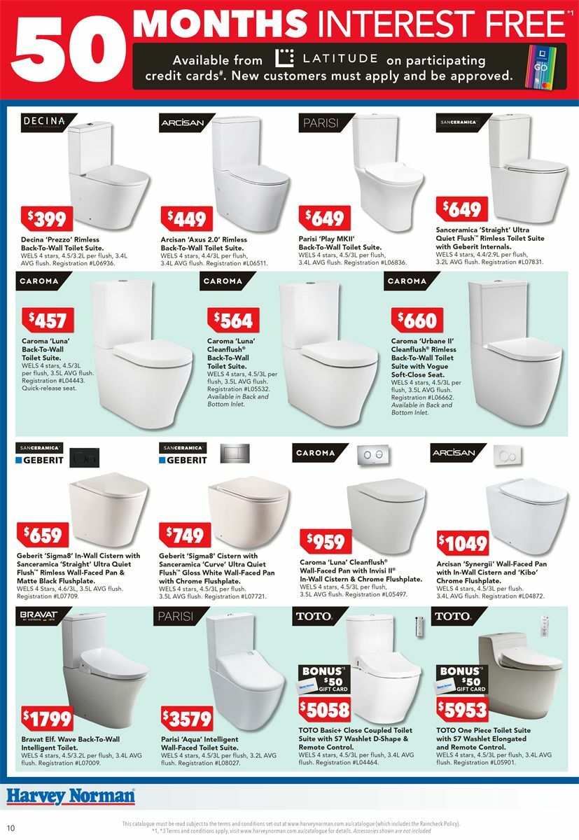 Harvey Norman Catalogues from 9 October