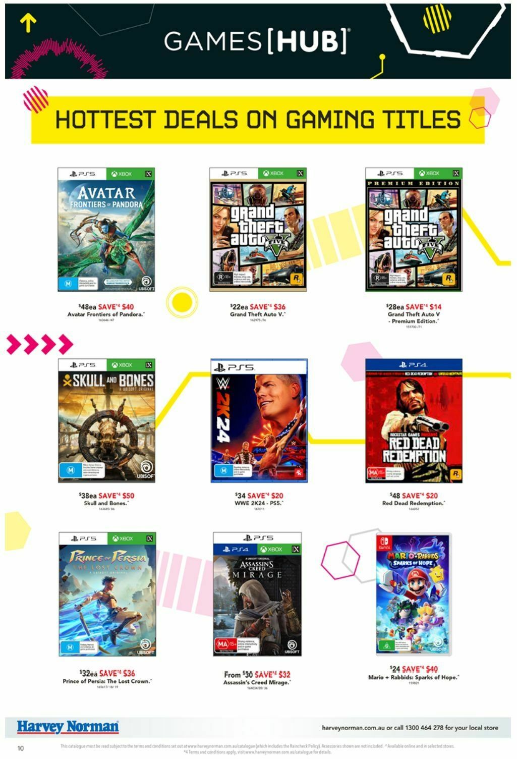 Harvey Norman October Gaming Catalogues from 22 October